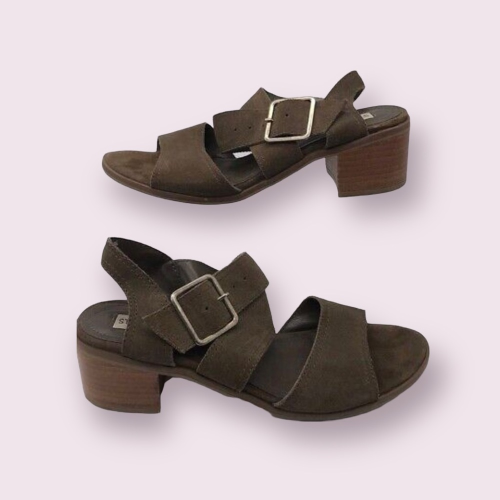 Steve Madden Women's Round Peep Toe Rosana Sandal